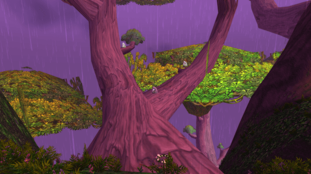 A Tree in Teldrassil, WoW Classic, where the SEason of Discovery rune for Sunfire can be found for Alliance Druids.